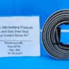 MD Building Products Top and Side Door Seal Vinyl Coated Brown 81"