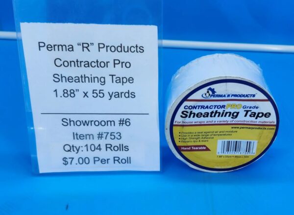 Perma "R" Products Contactor Pro Sheathing Tape 1.88" x 55 yards (Roll)